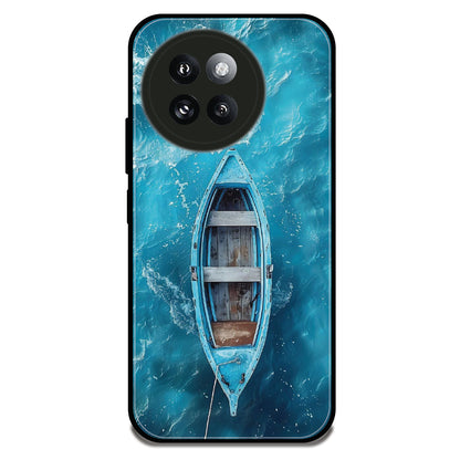 Turquoise Ocean Boat - Glossy Metal Silicone Case for Redmi Xiaomi 14 Civi