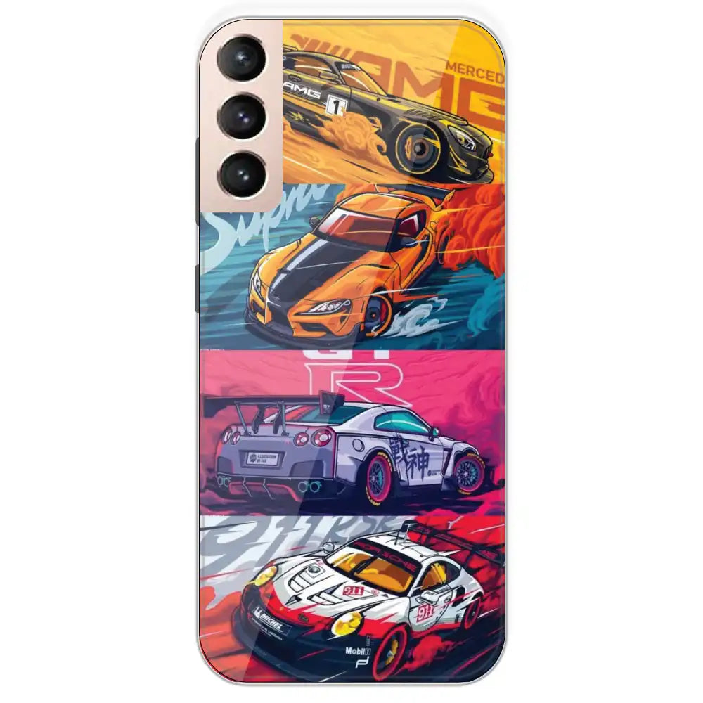 Sports Cars - Printed Silicone Case For Samsung Galaxy S21