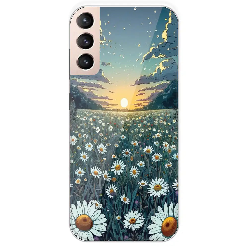 Daisy Sunset - Printed Silicone Case For Samsung Galaxy S21
