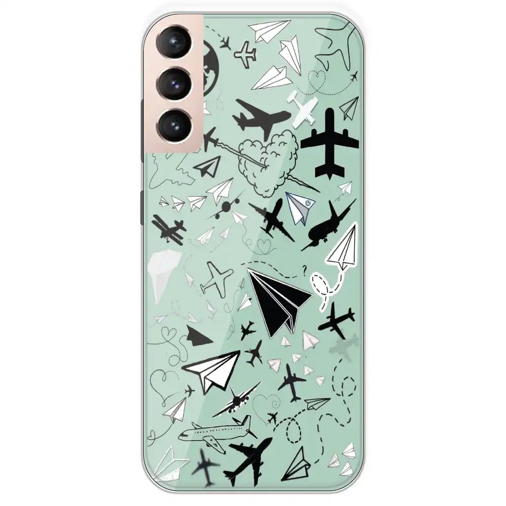 Planes - Printed Silicone Case For Samsung Galaxy S21
