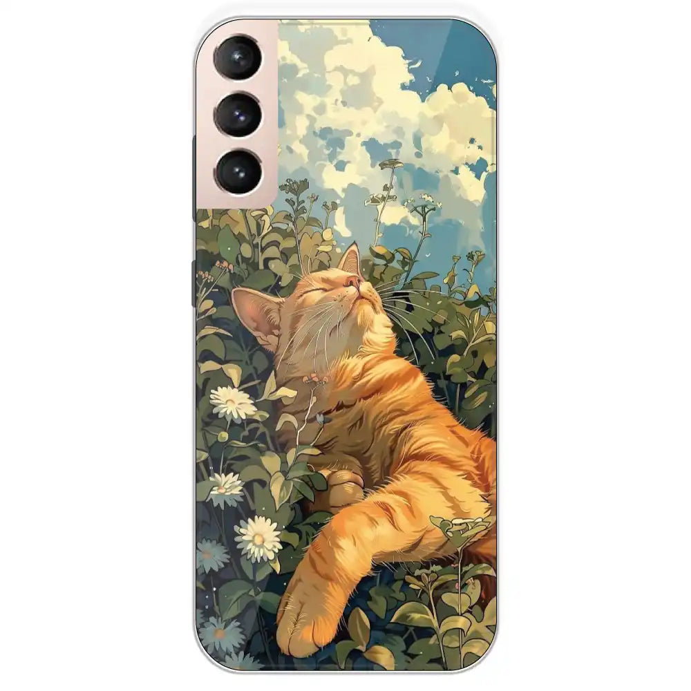 Garfield Sleeping - Printed Silicone Case For Samsung Galaxy S21