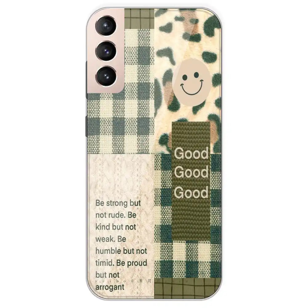 Patchwork Positivity - Printed Silicone Case For Samsung Galaxy S21