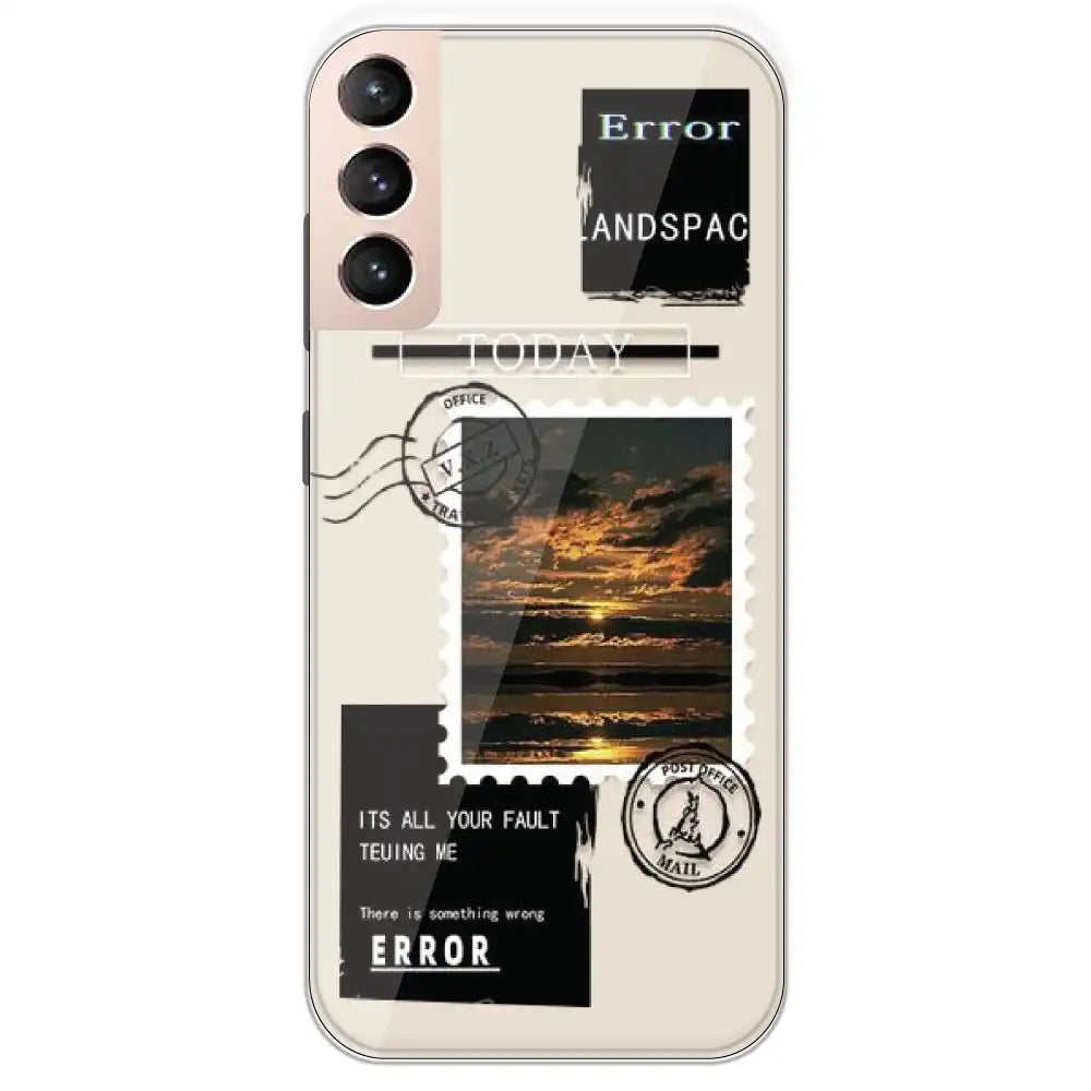 Post Card - Printed Silicone Case For Samsung Galaxy S21 Plus