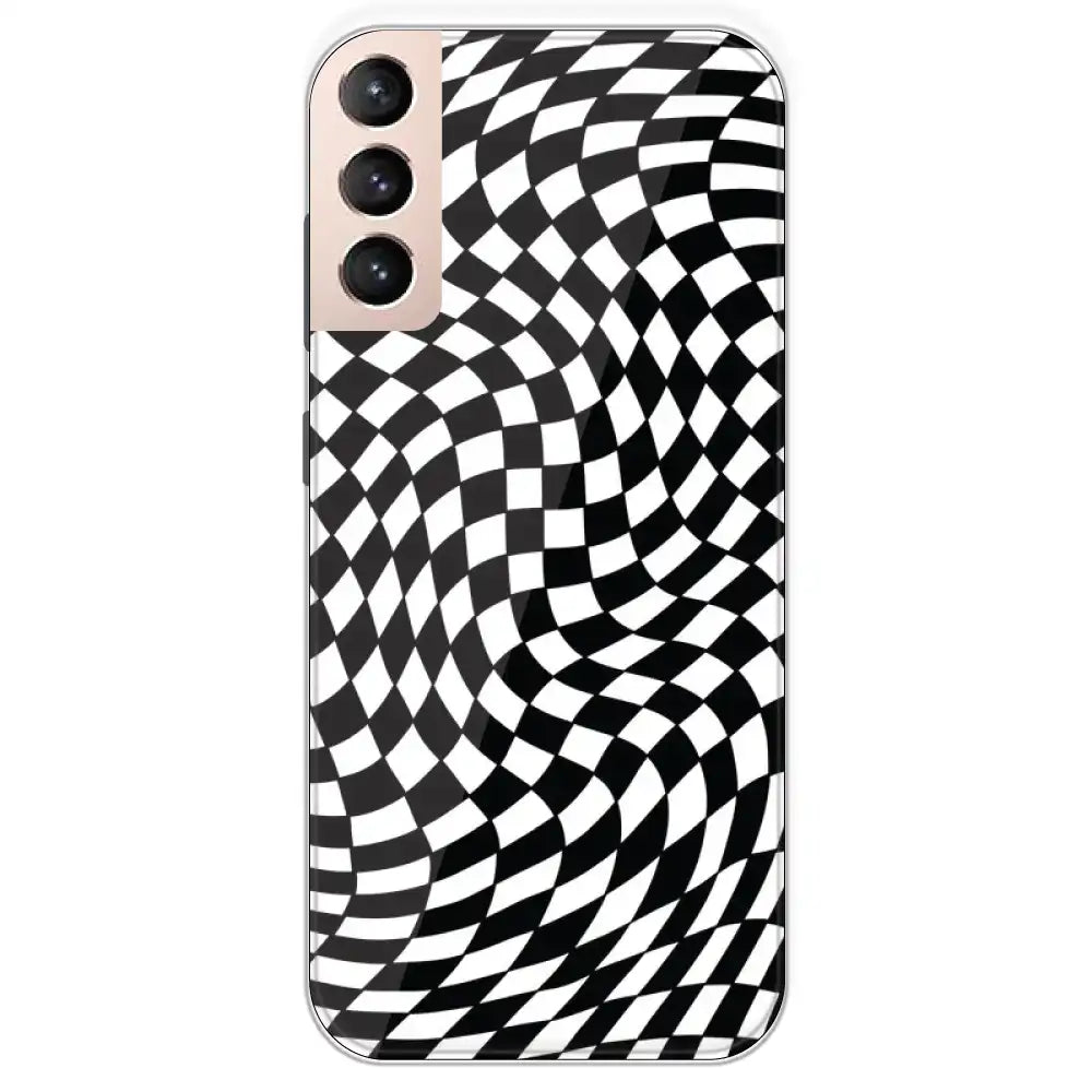 Checks - Printed Silicone Case For Samsung Galaxy S21 Plus