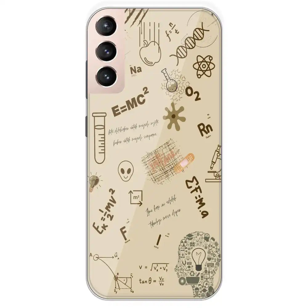 Physics Collage - Printed Silicone Case For Samsung Galaxy S21 Plus