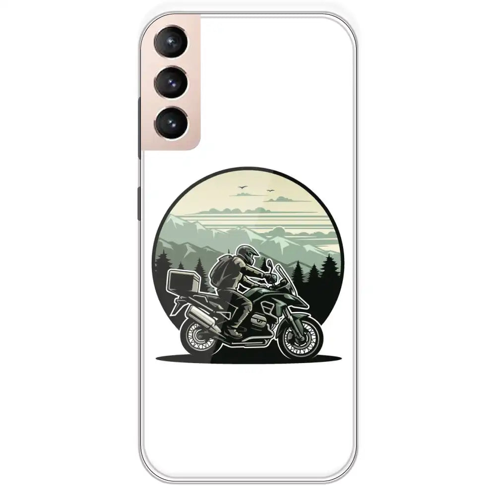 Biker - Printed Silicone Case For Samsung Galaxy S21 Plus