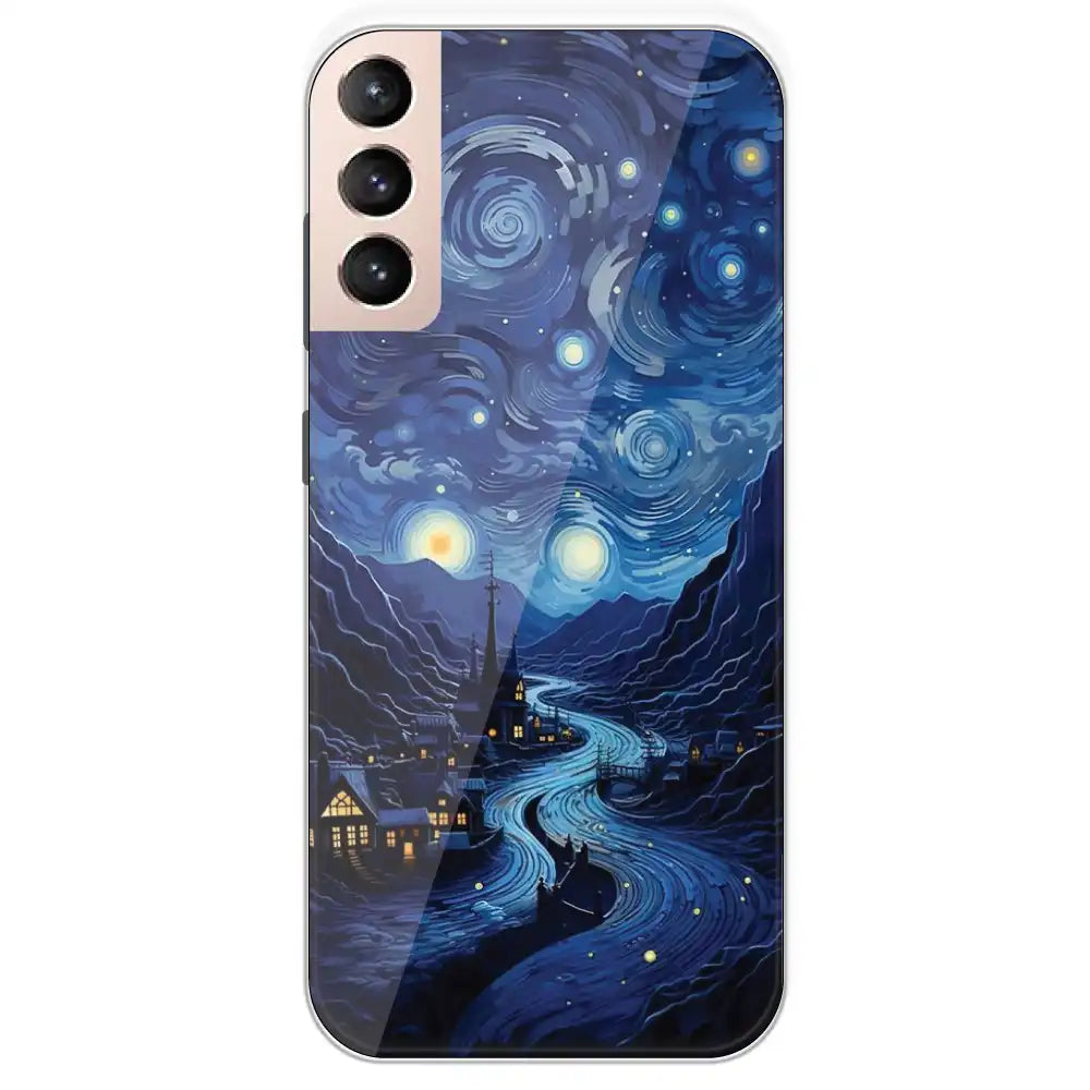 The Starry Night - Printed Silicone Case For Samsung Galaxy S21 Plus