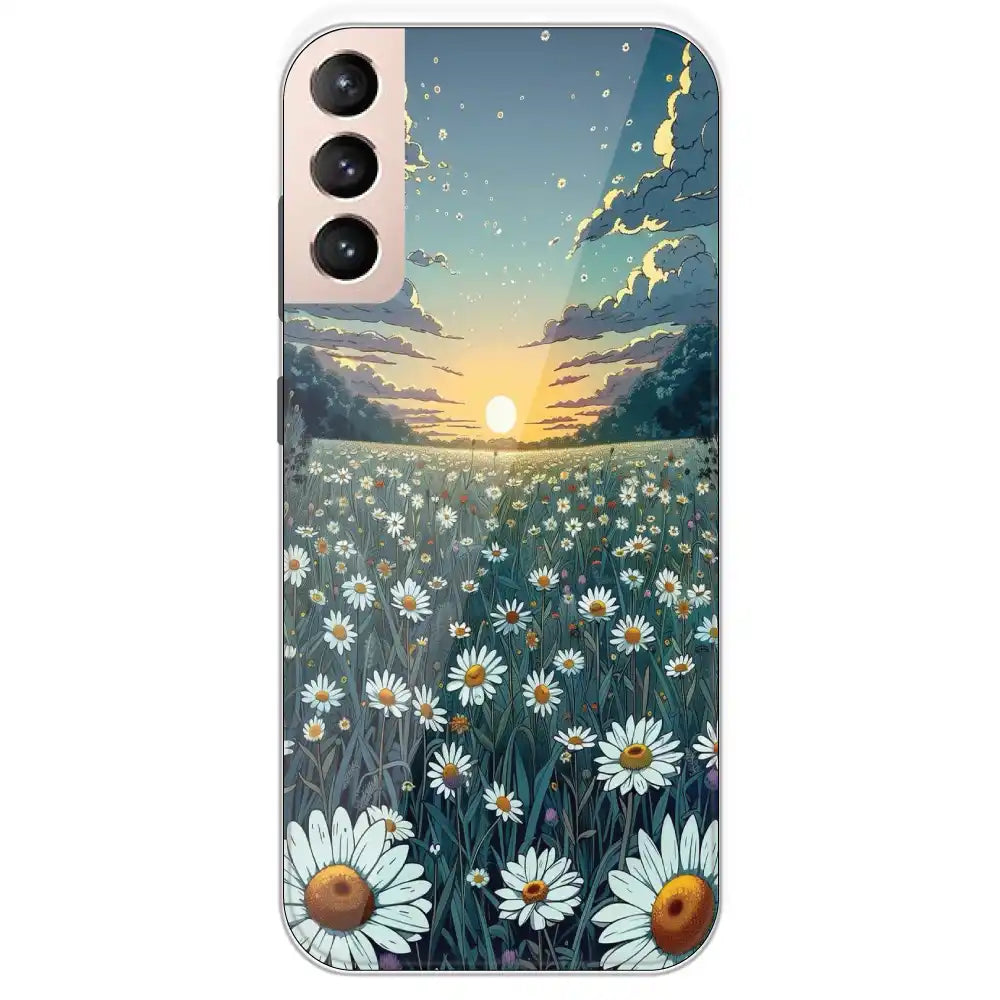 Daisy Sunset - Printed Silicone Case For Samsung Galaxy S21 Plus