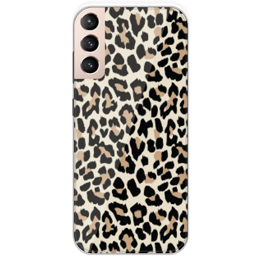 Leopard Print - Printed Silicone Case For Samsung Galaxy S21 Plus