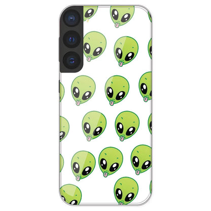Alien - Clear Printed Silicone Case For Samsung Galaxy S21 FE