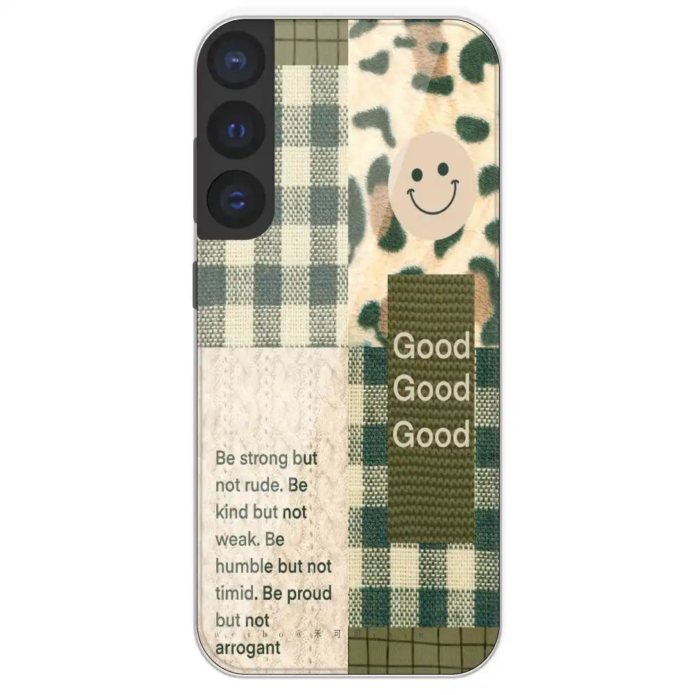 Patchwork Positivity - Printed Silicone Case For Samsung Galaxy S21 FE