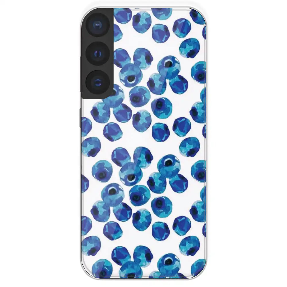 Blueberries - Printed Silicone Case For Samsung Galaxy S21 FE