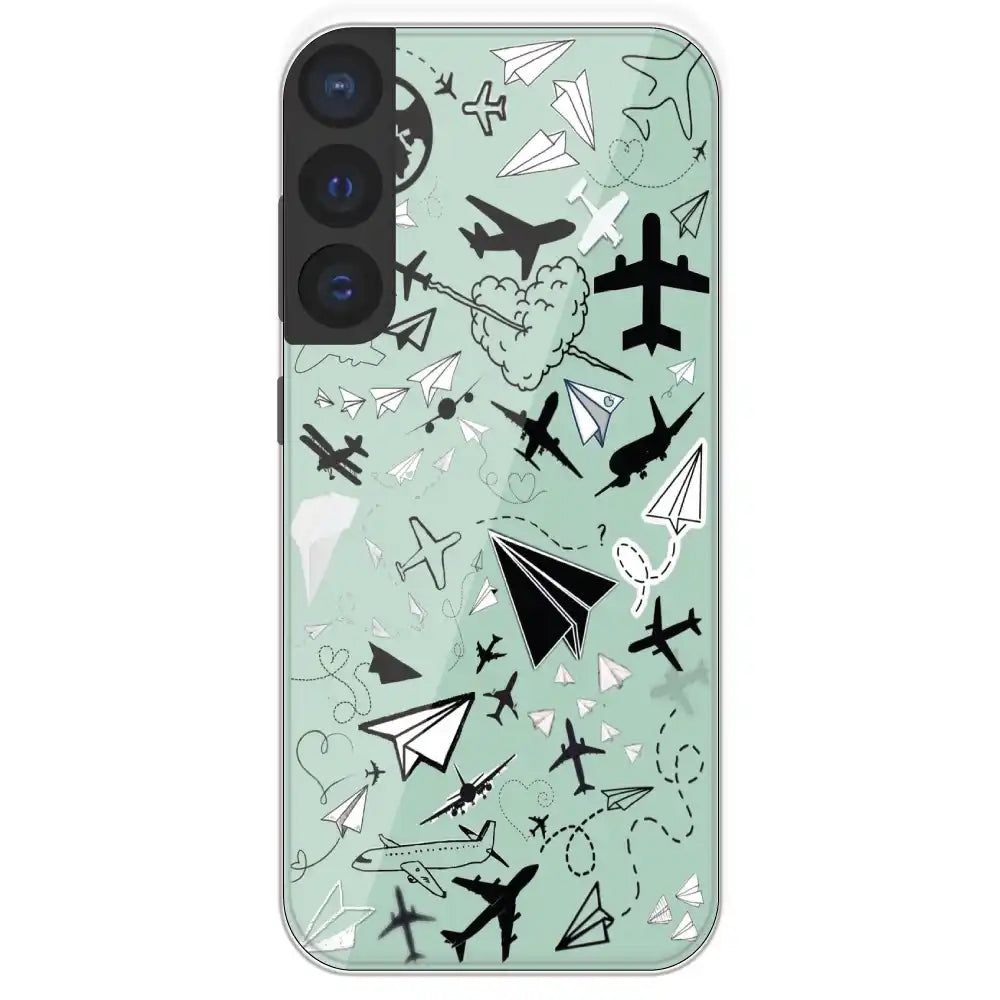 Planes - Printed Silicone Case For Samsung Galaxy S21 FE