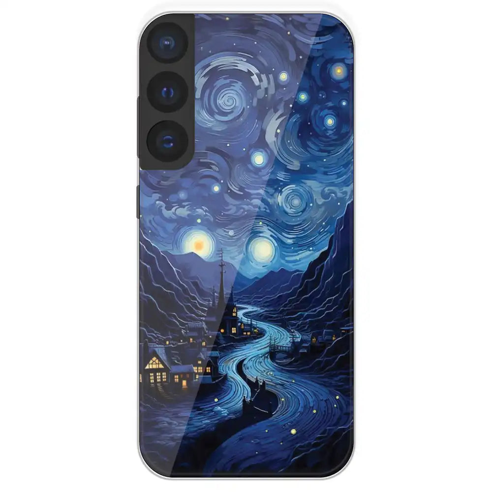 The Starry Night - Printed Silicone Case For Samsung Galaxy S21 FE