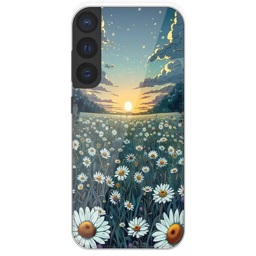 Daisy Sunset - Printed Silicone Case For Samsung Galaxy S21 FE