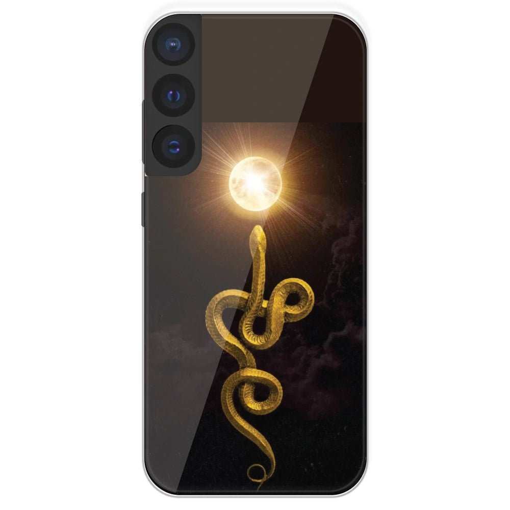 Golden Serpent - Printed Silicone Case For Samsung Galaxy S21 FE