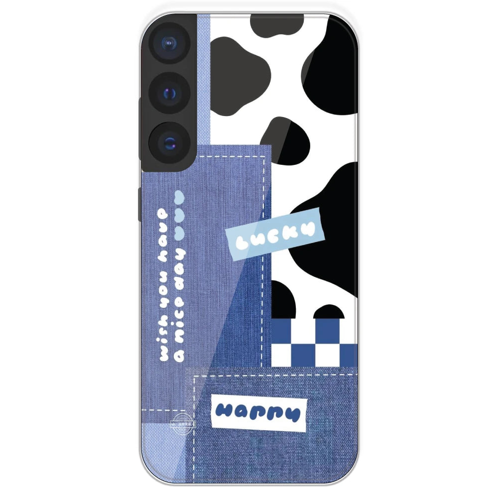 Cow Print Collage - Printed Silicone Case For Samsung Galaxy S21 FE