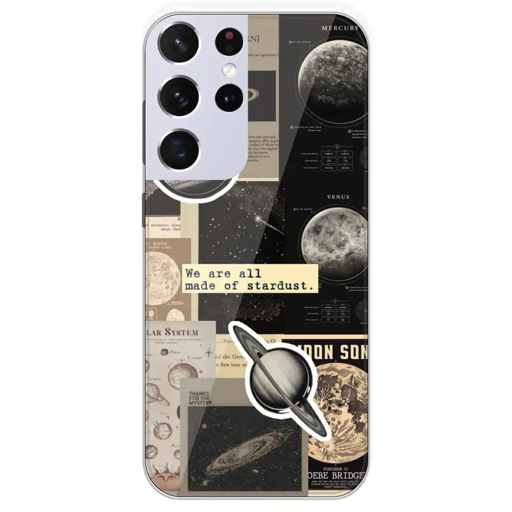 Planets - Printed Silicone Case For Samsung Galaxy S21 Ultra