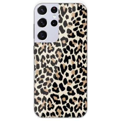 Leopard Print - Printed Silicone Case For Samsung Galaxy S21 Ultra
