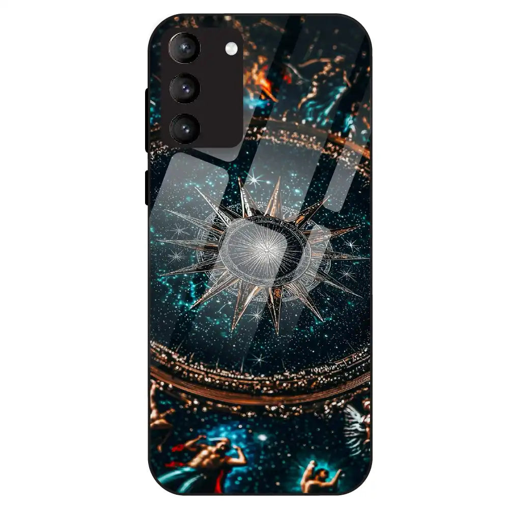 Celestial Star Compass - Glass Case For Samsung Galaxy S21 Plus