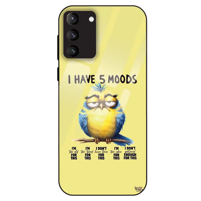 5 Moods Owl - Glass Case For Samsung Galaxy S21 Plus