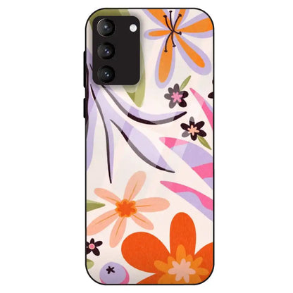 Floral Bliss Aesthetic - Glass Case For Samsung Galaxy S21 Plus