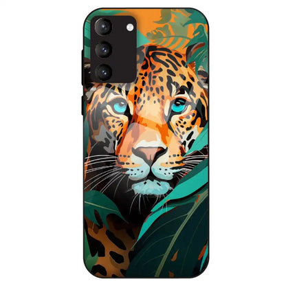 Leopard Jungle Art - Glass Case For Samsung Galaxy S21 Plus