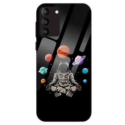 Astronaut Space Vibe - Glass Case For Samsung Galaxy S21 Plus