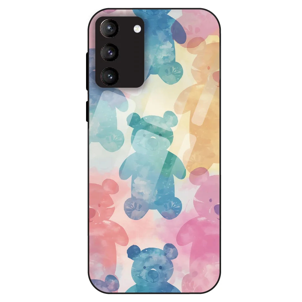 Pastel Teddy Dream - Glass Case For Samsung Galaxy S21 Plus