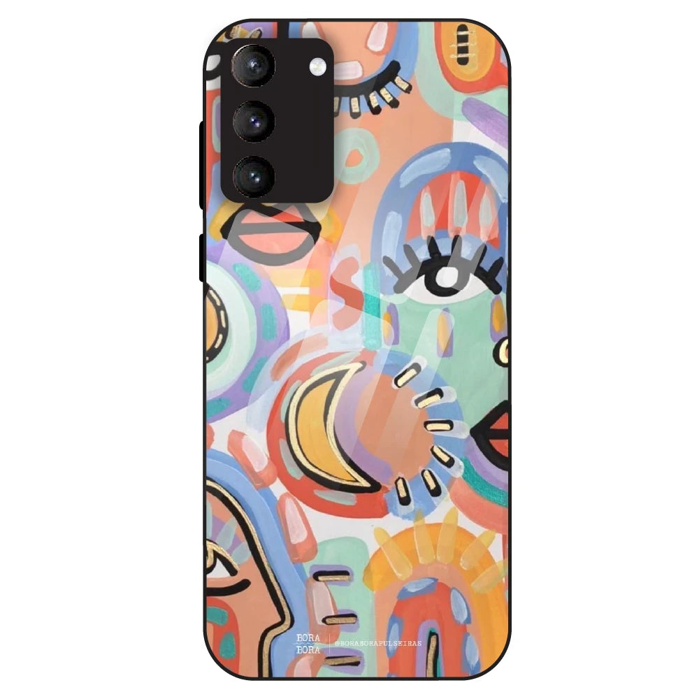 Abstract Pop Art - Glass Case For Samsung Galaxy S21 Plus