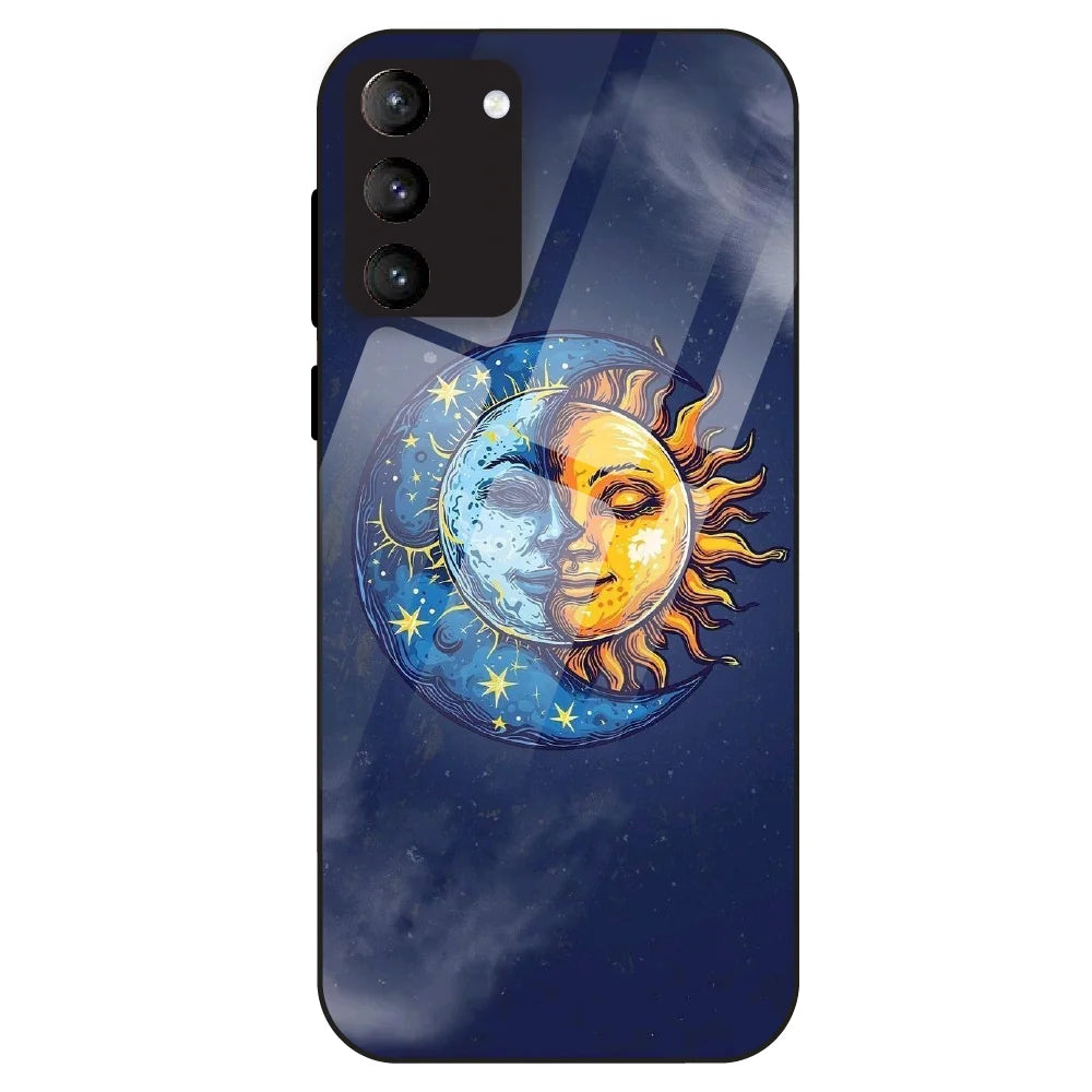 Celestial Eclipse Art - Glass Case For Samsung Galaxy S21 Plus