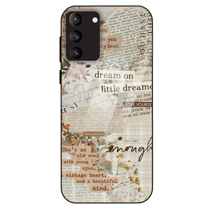 Vintage Quote - Glass Case For Samsung Galaxy S21 Plus