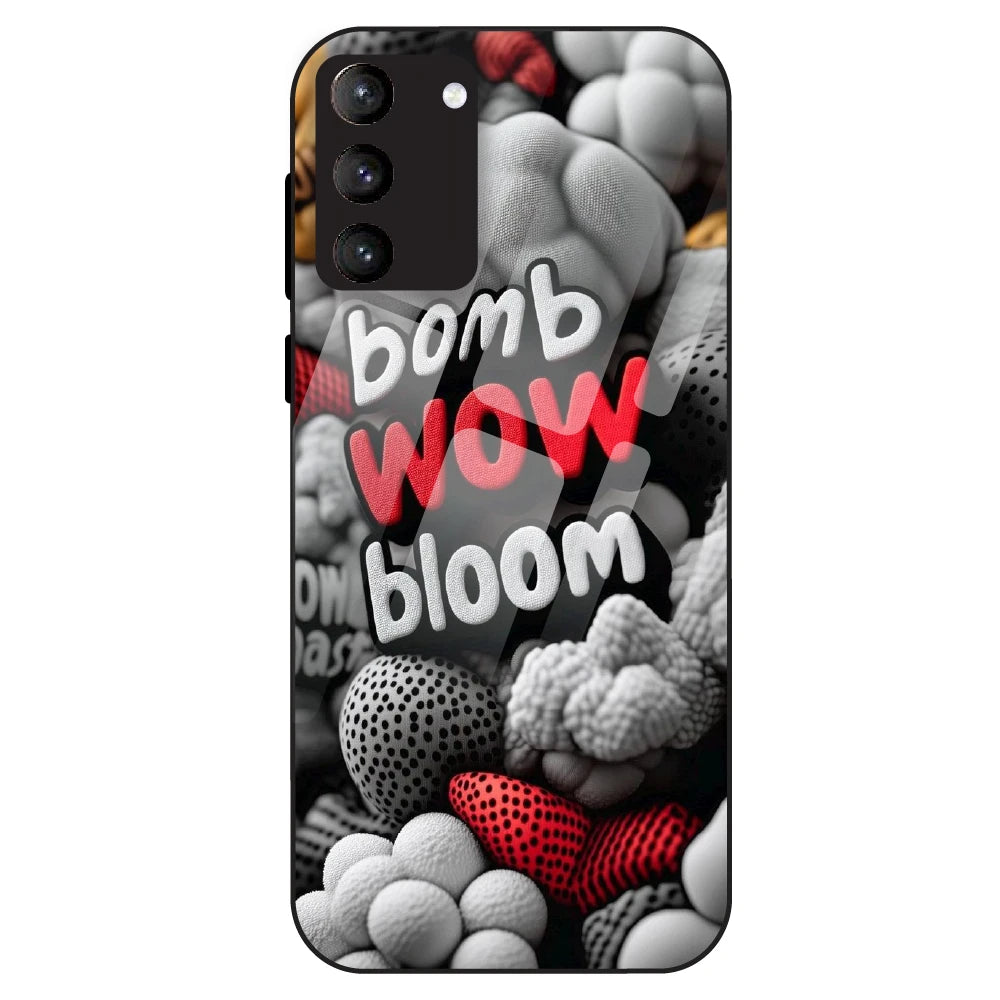 Urban Pop Text Aesthetic - Glass Case For Samsung Galaxy S21 Plus