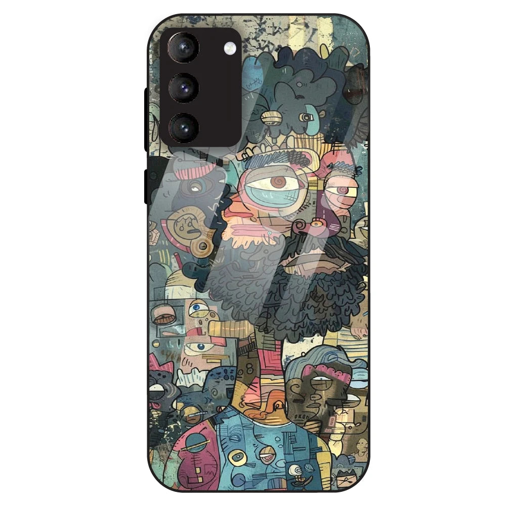 Urban Doodle Art - Glass Case For Samsung Galaxy S21 Plus