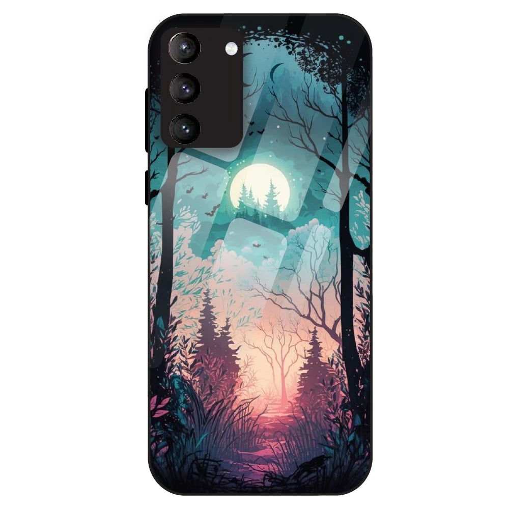 Moonlit Forest - Glass Case For Samsung Galaxy S21 Plus