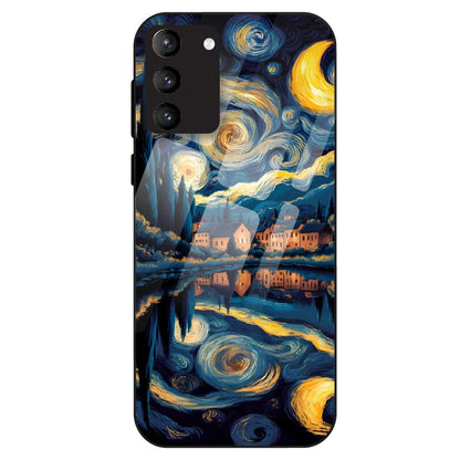 Starry Night Dreamscape - Glass Case For Samsung Galaxy S21 Plus