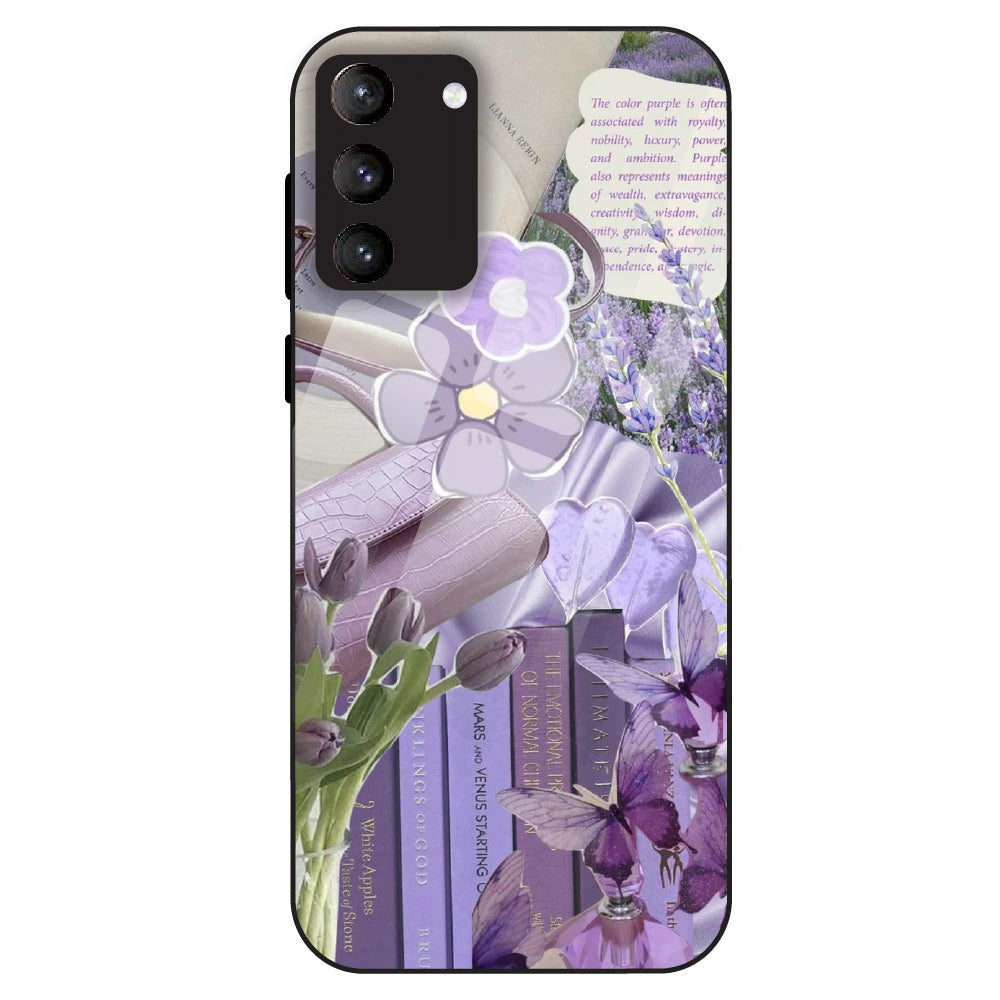 Purple Aesthetic - Glass Case For Samsung Galaxy S21 Plus
