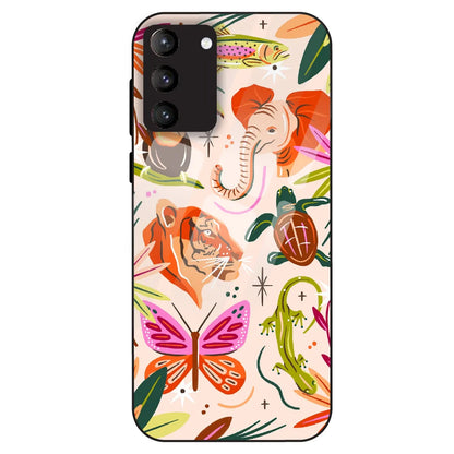 Wild Jungle Creatures - Glass Case For Samsung Galaxy S21 Plus