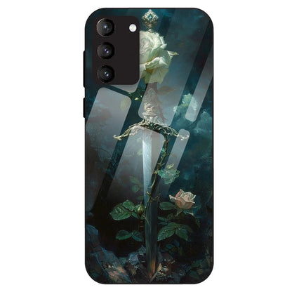 Mystic Sword Rose - Glass Case For Samsung Galaxy S21 Plus