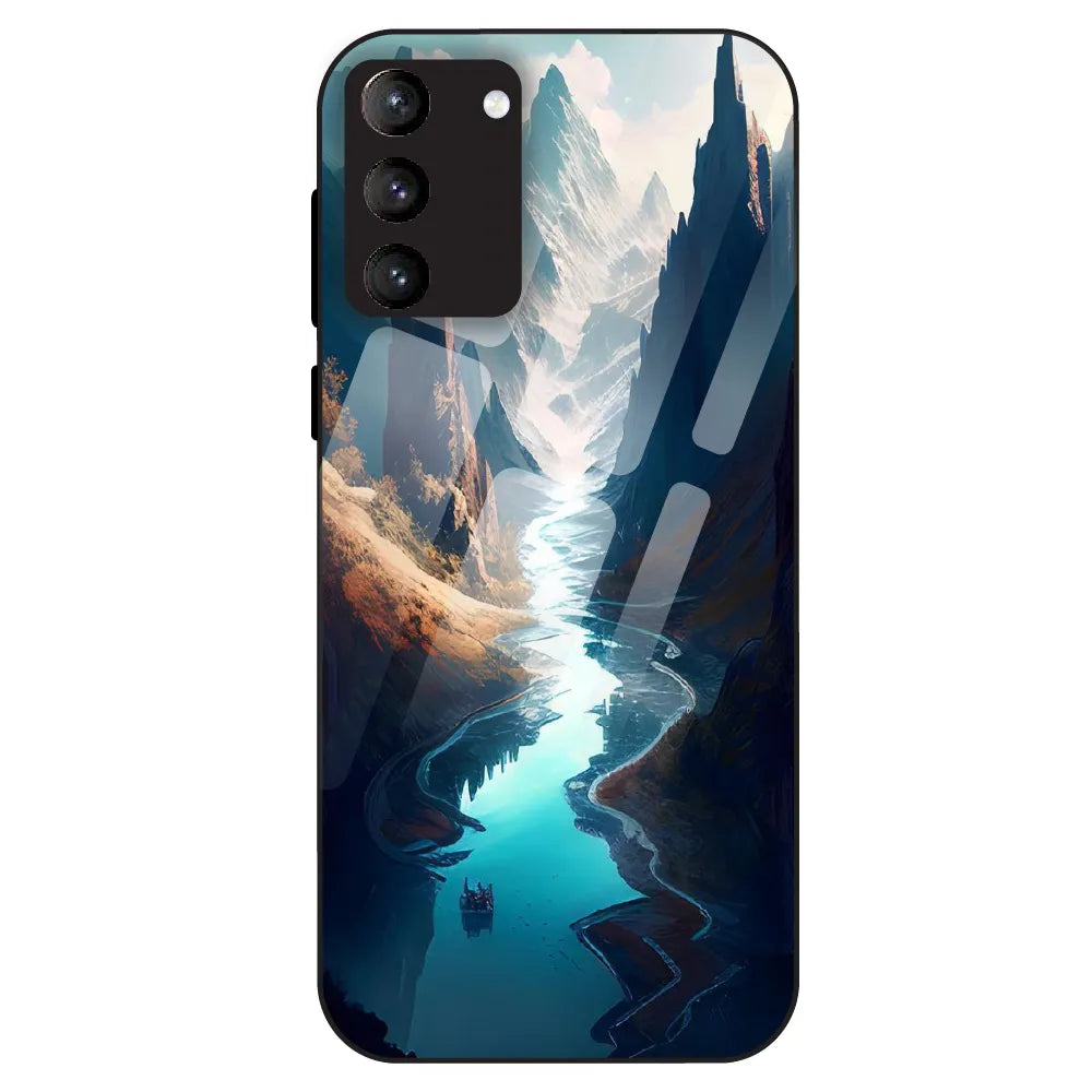 Mystic Valley River - Glass Case For Samsung Galaxy S21 Plus