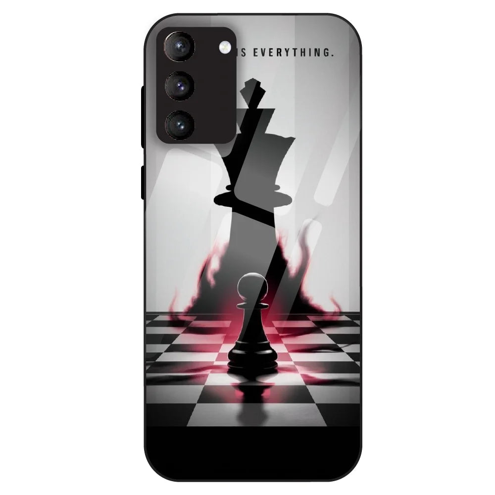 Chess Power Shadow - Glass Case For Samsung Galaxy S21 Plus