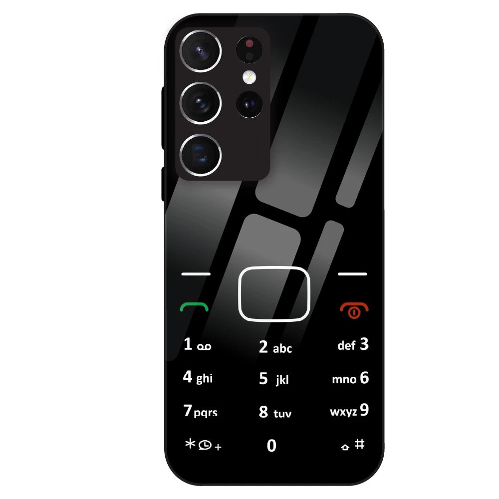Retro Dial Pad Aesthetic - Glass Case For Samsung Galaxy S21 Ultra