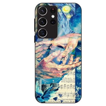 Cosmic Touch - Glass Case For Samsung Galaxy S21 Ultra