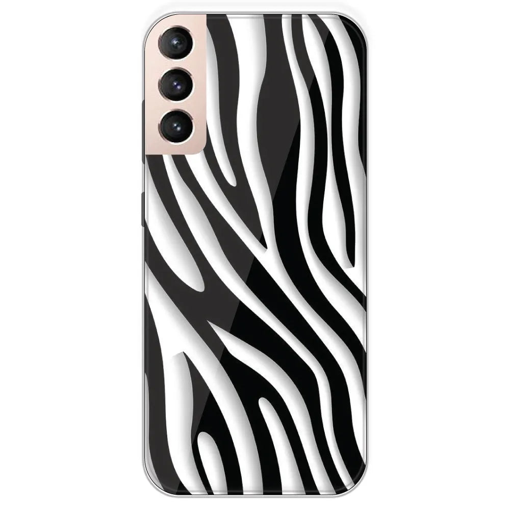 Zebra Print - Printed Silicone Case For Samsung Galaxy S21