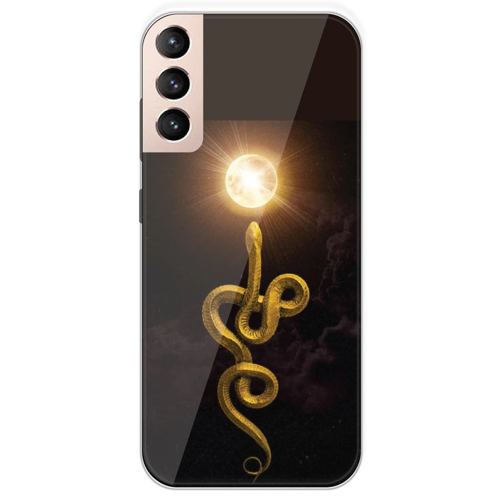 Golden Serpent - Printed Silicone Case For Samsung Galaxy S21