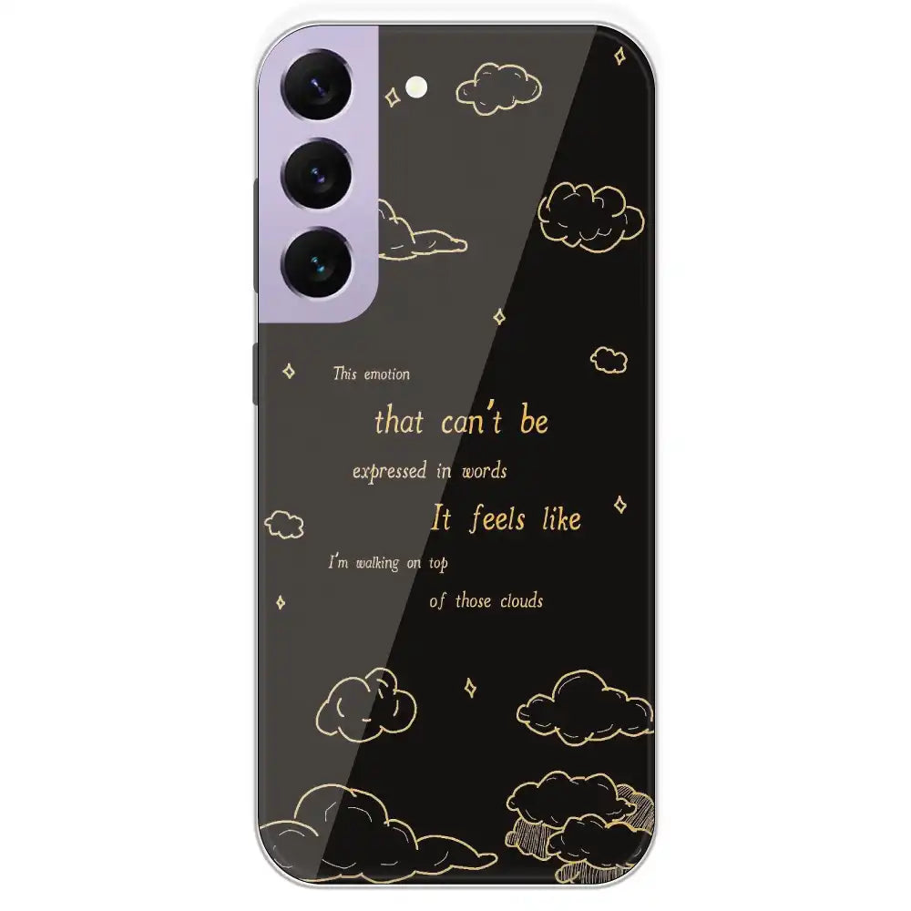 On Top Of Those Clouds - Printed Silicone Case For Samsung Galaxy S22 Plus