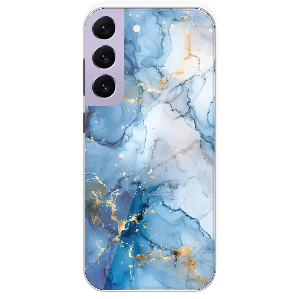 Blue Marble - Printed Silicone Case For Samsung Galaxy S22 Plus