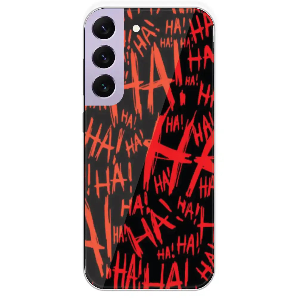 Ha ! - Printed Silicone Case For Samsung Galaxy S22 Plus