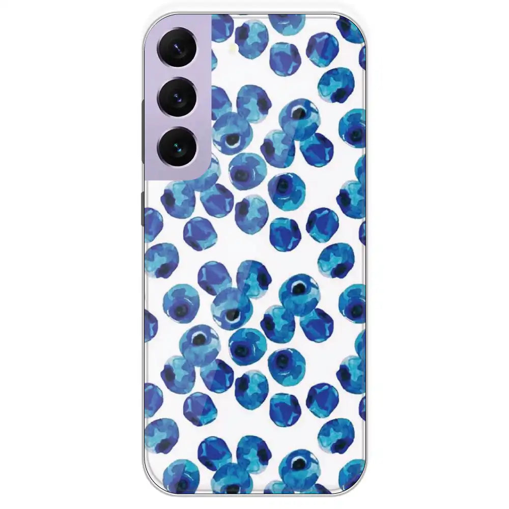 Blueberries - Printed Silicone Case For Samsung Galaxy S22 Plus