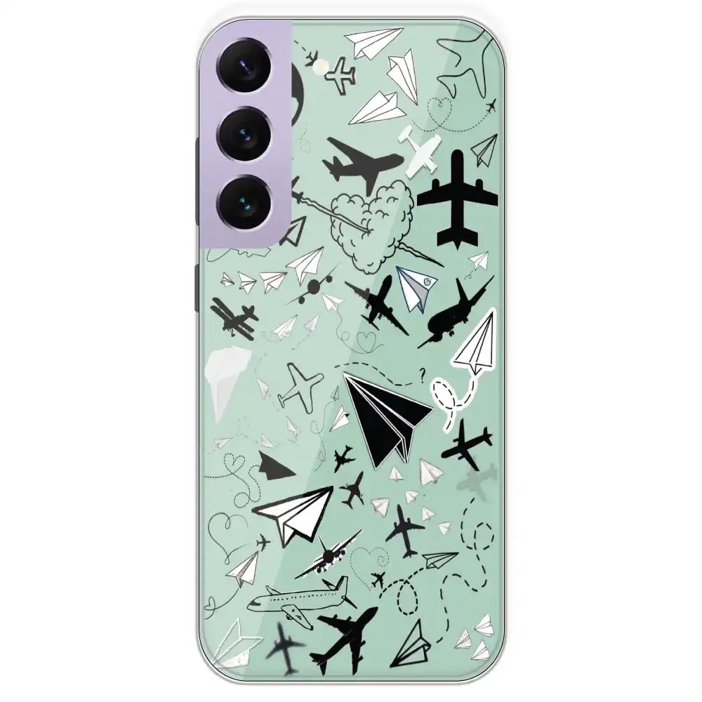 Planes - Printed Silicone Case For Samsung Galaxy S22 Plus